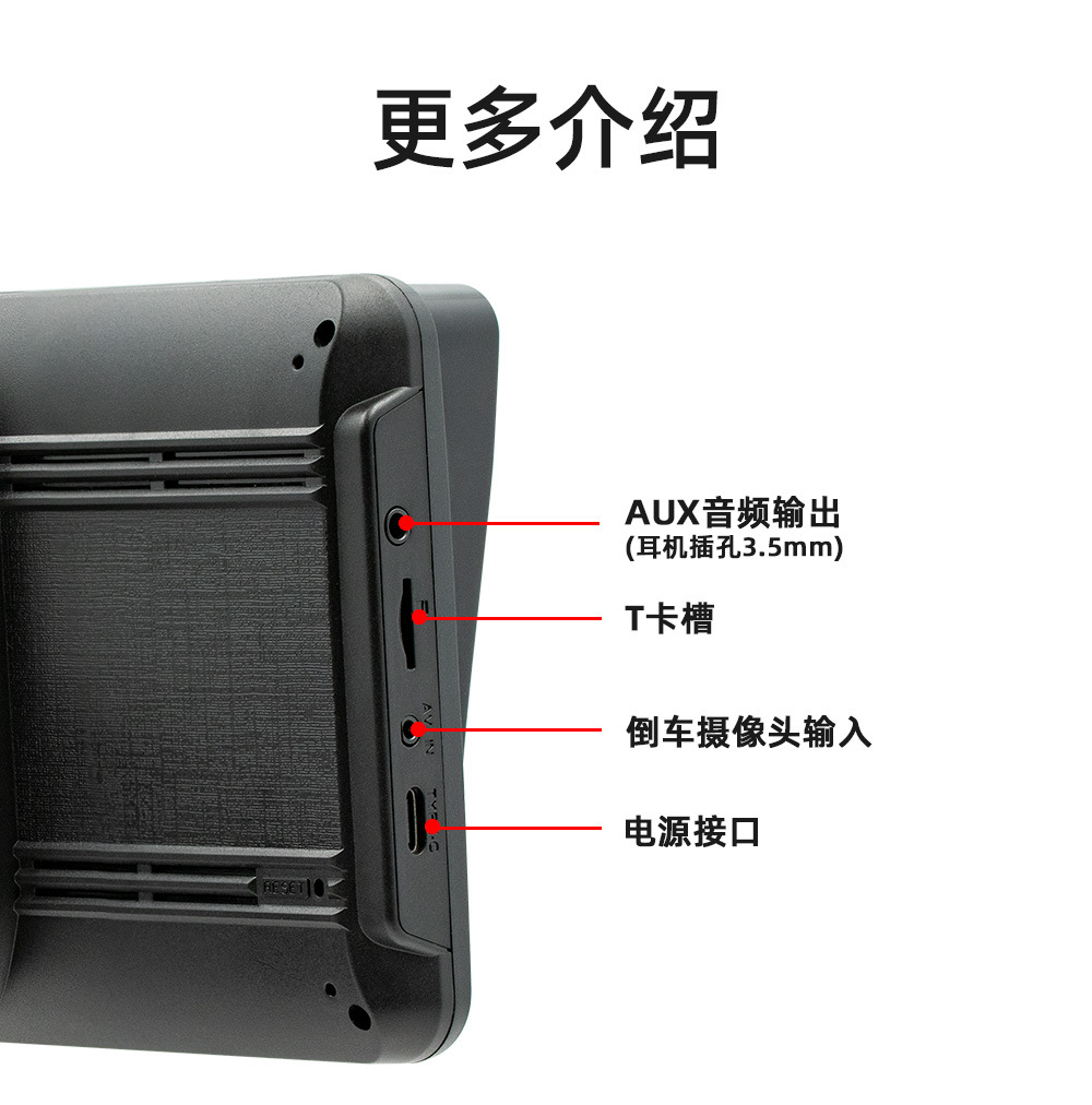 New portable 7-inch Bluetooth car mp5 with camera f133 Wireless carplay driving recorder pnd