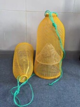仿竹编织塑料 鱼笼 虾笼 黄鳝笼 泥鳅笼 渔具用品