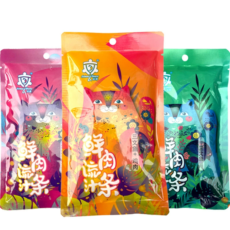 卓享宠物零食猫咪三文鱼营养流质舔食肉酱海鲜舔猫咪湿粮猫咪奖励