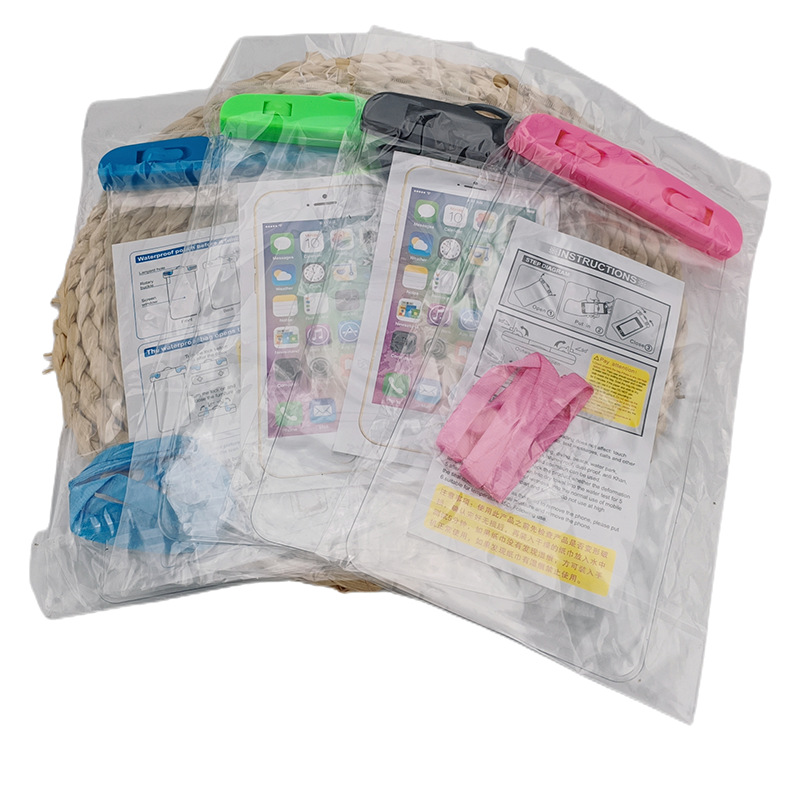 168,15 2 yuanes tienda impermeable bolsa de teléfono móvil bolsa de almacenamiento de natación impermeable crossbody bolsa de cintura viaje al aire libre pantalla táctil sello image 4