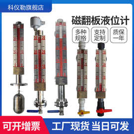 磁翻板液位计远传顶装侧装磁翻板液位计PP磁翻板水位计油位计