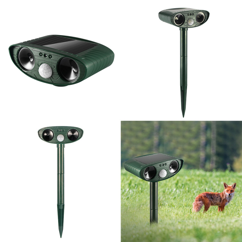 屋外用ソーラー式ネズミ撃退器、超音波式鳥撃退器、動物撃退器、犬撃退器、猫撃退器、動物撃退器、蚊取り器|undefined