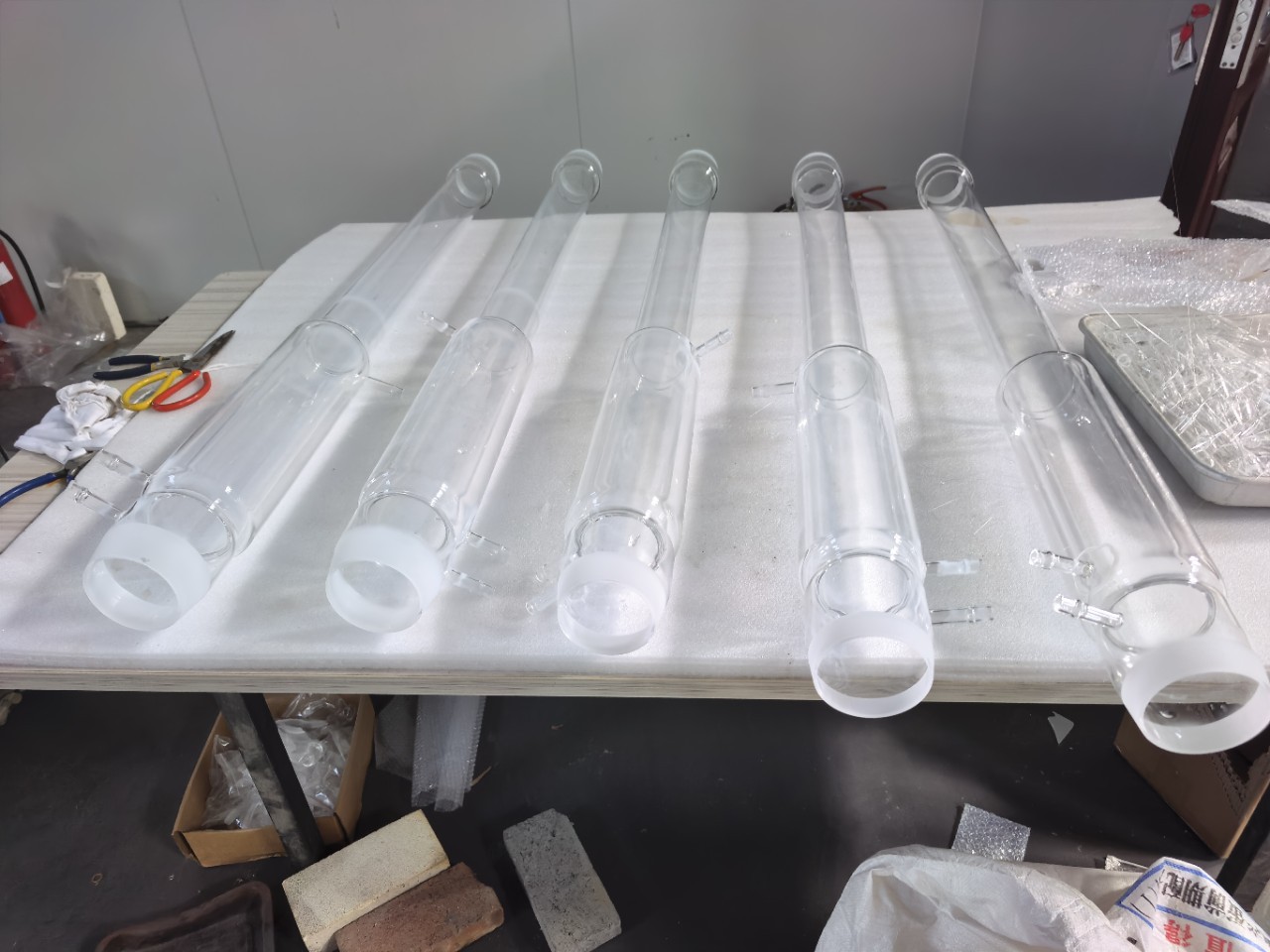 石英管石英玻璃管耐高温透明耐腐蚀石英法兰石英片大尺寸高纯度