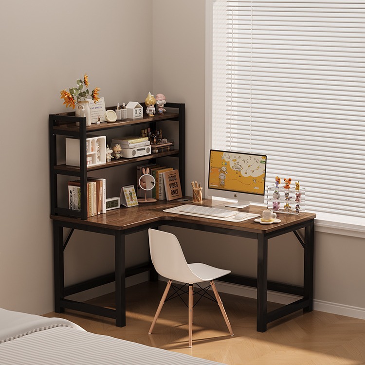 Esquina mesa de computadora mesa de escritorio casera doble escritorio estante de escritorio dormitorio mesa de oficina mesa de juegos