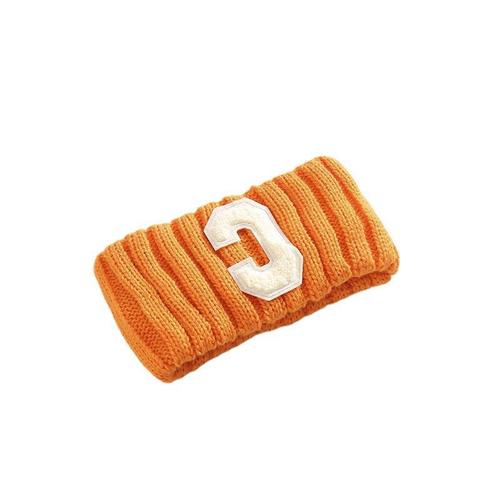 Internet celebrity wide-brimmed knitted hairband C letter autumn and winter headband headband sports yoga headband face wash fashion Korean