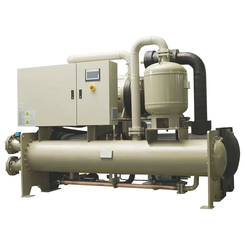 Винтовой чиллер с водяным охлаждением Ruisu, открытая холодильная хирургия, производство биодизеля, смешивание бетона