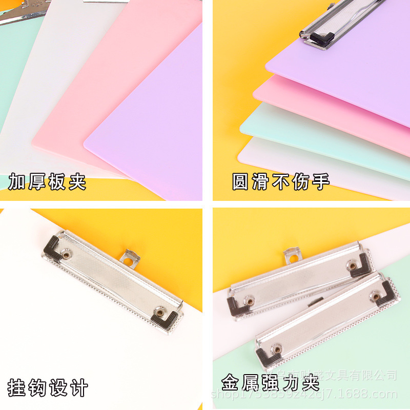Clip de tablero de carpeta A4 tablero de escritura Clip de tablero de escritura Clip de menú Clip de datos Clip de tablero duro Fabricante