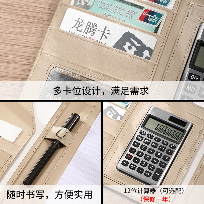 ファイルa4ファイルホルダー多機能ボードクリップビジネスマネージャークリップ革収納販売クリップ契約本展業クリップ|undefined