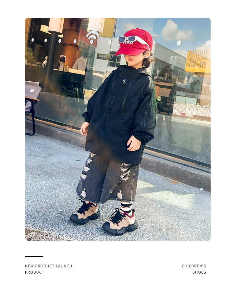 Jungen 2024 Frühling und Herbst Bergsteigen Weiche Sohlen Anti-Rutsch Weibliche Baby Sport Mode Kinder Casual Single_voghion.com