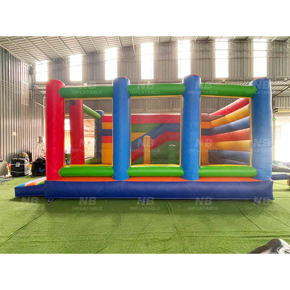 Caminar por la luna comercial al aire libre fiesta infantil combinación trampolín casa slide agua castillo con tobogan