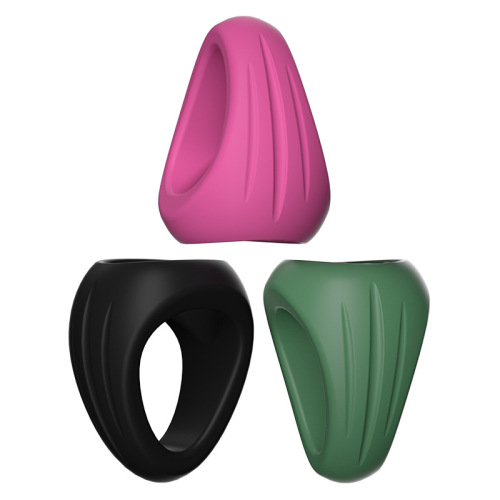 Semen locking ring, egg locking ring, double soft rubber penis ring, men's JJ delayed complex locking semen ring