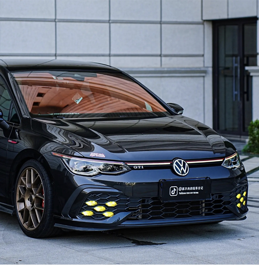 Applicable Golf 8 fangs 8Rline 8gti fangs modified front shovel front lip tail lip rear lip CS surround kit