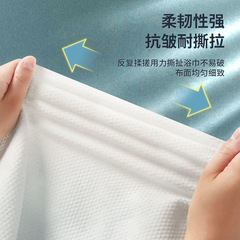 New disposable compressed towels for face and bath, extra thick, strong water absorption, individually small packaging, portable set