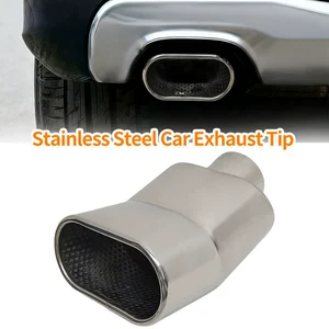Cross-Border Best-Selling Tail Throat Square Flat Mouth Square Tail Throat Stainless Steel Universal Muffler Modified Welded Exhaust Pipe