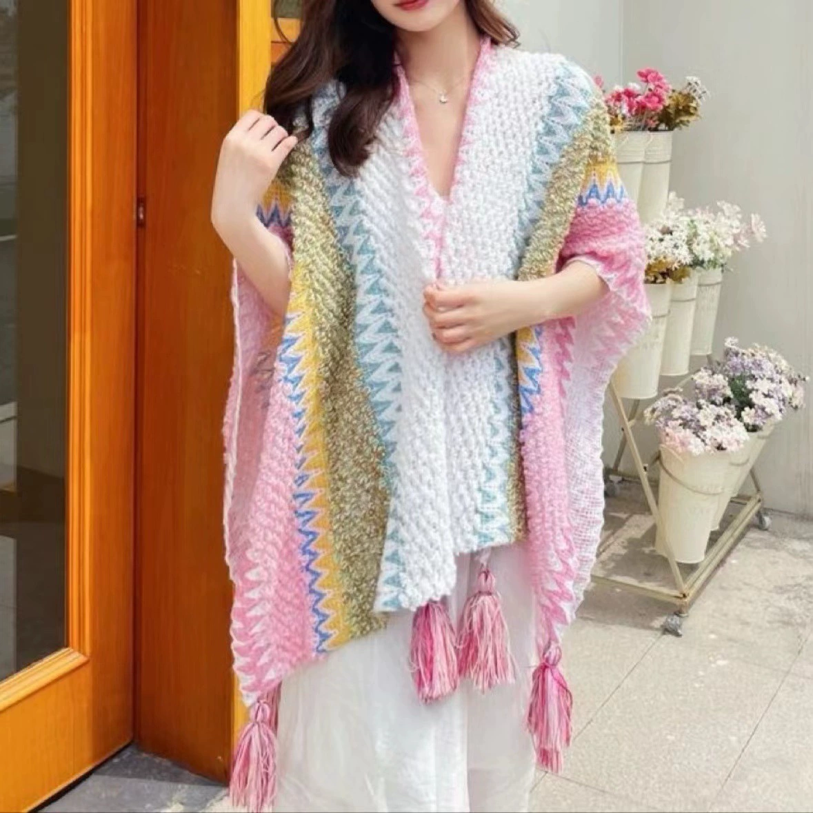 Ethnic trench coat, demi-season cloak, jacket from Yunnan province, vest