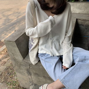 Knitted Cardigan Summer Spring and Summer Versatile New Loose Jacket Women's Air-Conditioning Shirt Outer Thin Sun Protection Clothing Long Sleeves