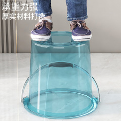 家庭用透明増粘プラスチックバケツ入浴大型水貯蔵バケツポータブルバケツ屋外洗車バケツバケツ卸売なし