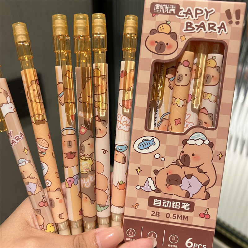 Lápices automáticos Capibara - 6 en caja