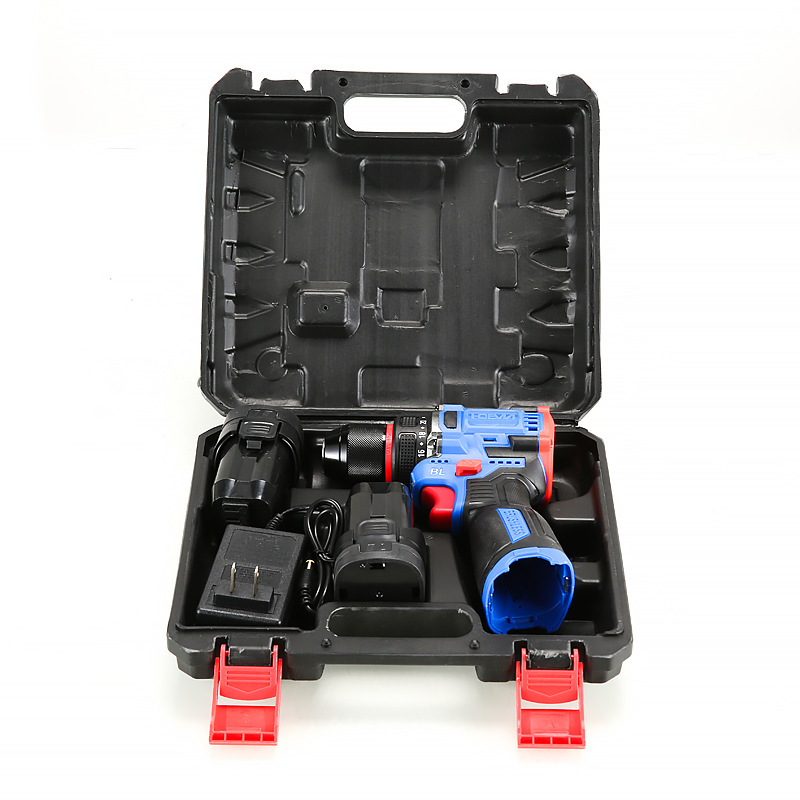 Amazon nuevo conjunto de destornillador eléctrico doméstico multifuncional taladro eléctrico de litio recargable taladro eléctrico