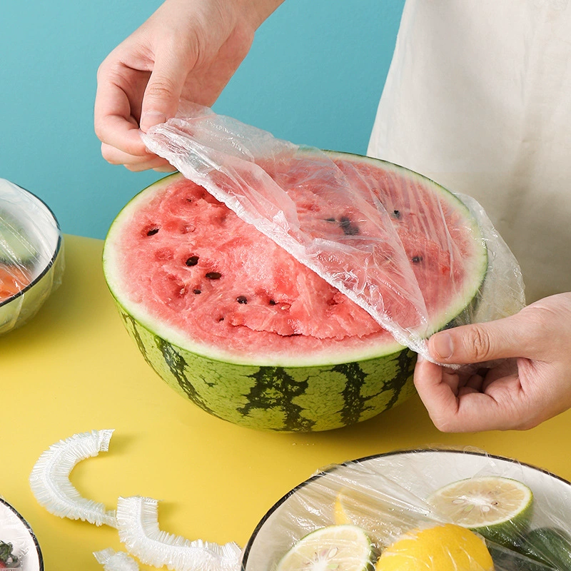 Одноразовые полиэтиленовая пленка чехол для пищевых продуктов домашнего хранения свежей сумки специальный ремень с эластичным ртом pe пленка высокого давления чехол экономичный