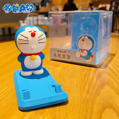 Creative genuine authorized Doraemon Car ornaments - boxed-genuine-doraemon-mobile-phone-holder-naughty