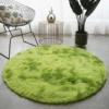 Tie-dyeing round --- fruit green