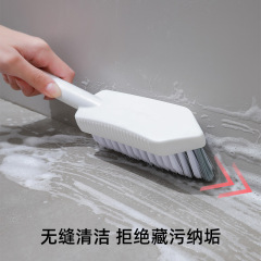 Gap brush bathroom tiles and floors, no dead angle household corner gap brush, hard bristle toilet brush, triangular floor seam brush