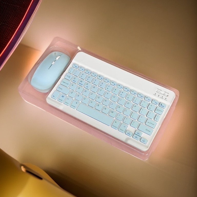 平板笔记本无线/连接蓝牙键盘鼠标套装适用华为 小米三星手机