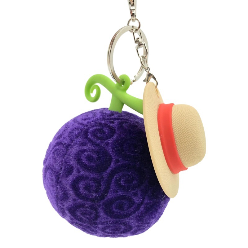 Anime fruta del diablo una pieza GK demonio luffy sombrero de goma felpa llavero colgante juguete