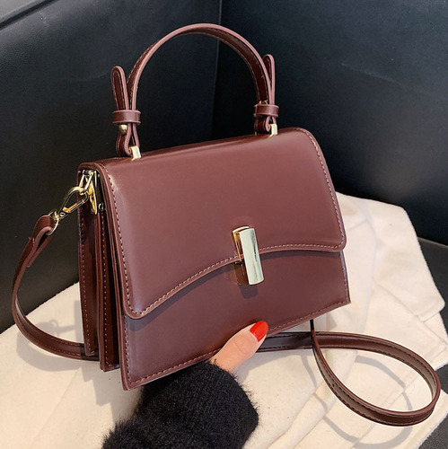 French niche fashion foreign style portable small square bag internet celebrity 2024 new spring women's shoulder crossbody armpit bag