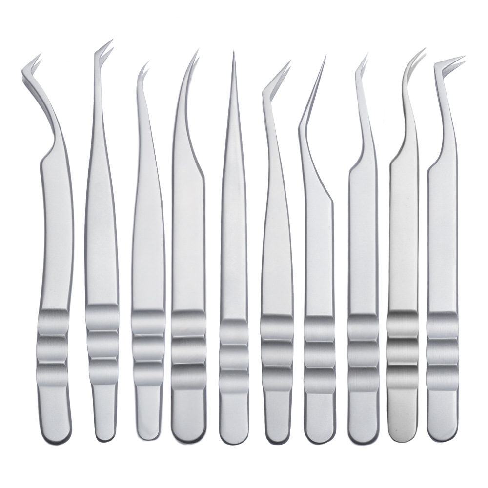Tweezers, eyelash extension for eyelashes