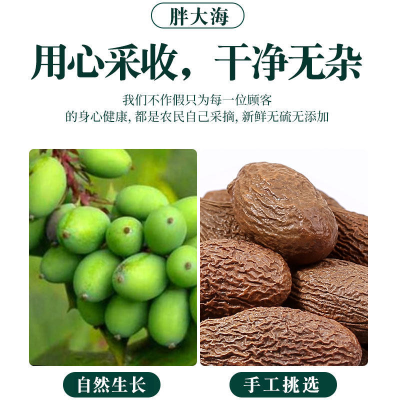 Pang Da Hai 100g Sterculia Seed Tea with Licorice Luo Han Guo Honeysuckle Chrysanthemum quality and texture