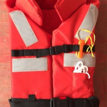 厂家直发ZX-II型 船用新标准成人救生衣 新款带领子儿童救生衣