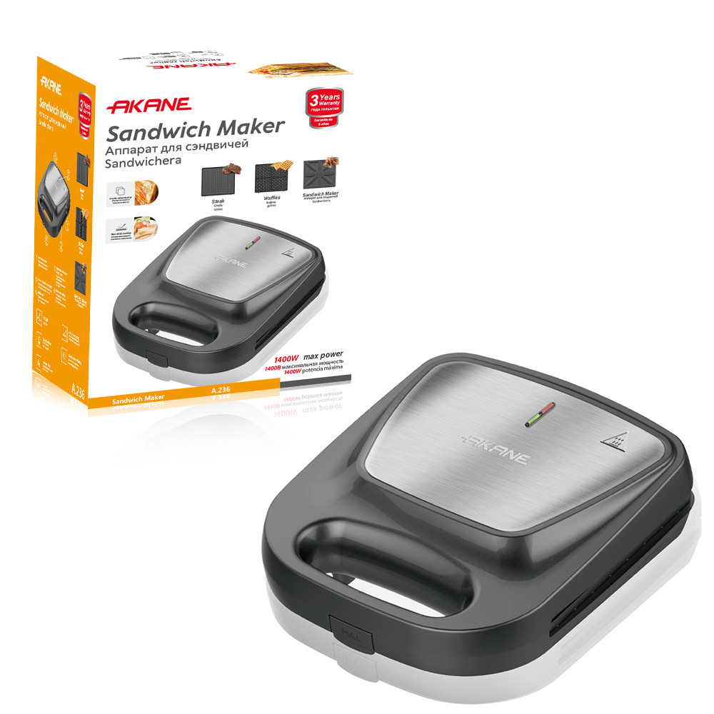 Sandwich Maker 4 In 1 Electric Multi-function Toaster Griddle_voghion.com
