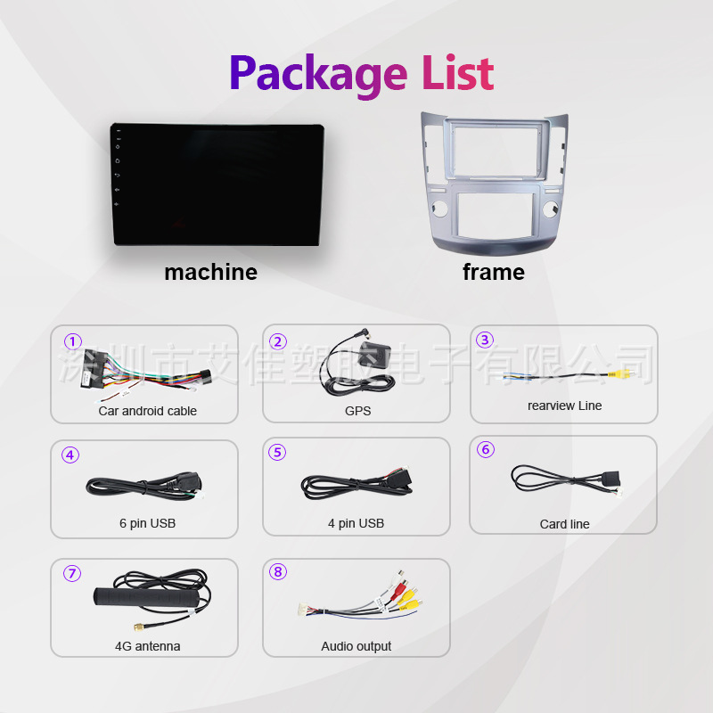 Suitable for Hyundai Veracruz 2007-2015 Car Navigator Smart Car Reversing Image Multimedia