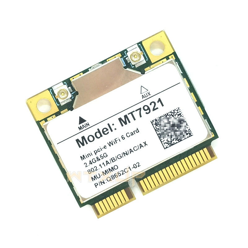 WiFi6 MT7921 AX1800 5G dual-band MINIPCIE встроенная сетевая карта OpenWrt Ubuntu