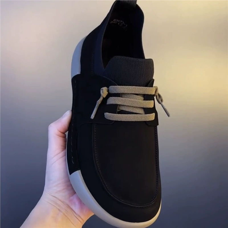 Мужские туфли Zebai Ozeshark для походов, весна-лето 2025, легкие мужские слипоны, мягкая подошва, рабочие туфли