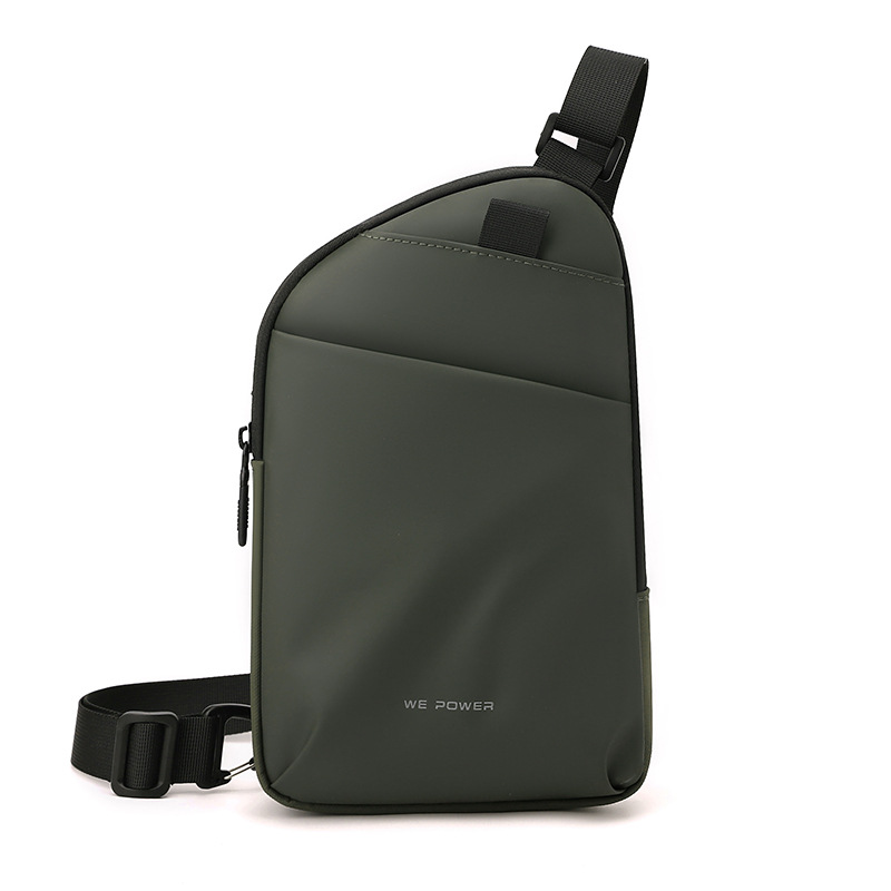 WEPOWER nuevo tipo de hombre, bolso de hombro ligero y simple, bolso de hombro portátil, función de ocio, bolso de pecho.