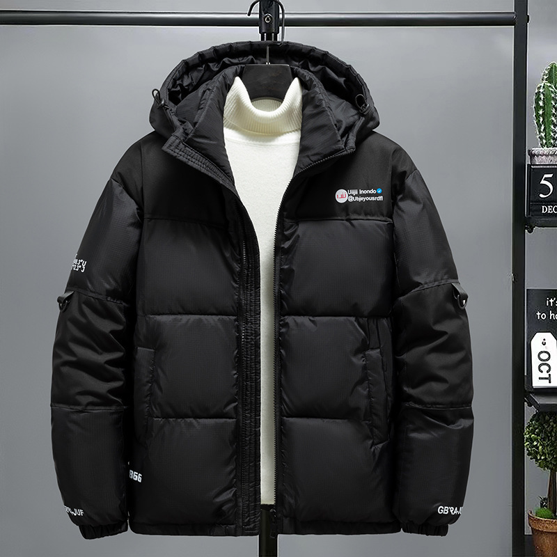 Men's Puffer Jacket Winter Coat Warm Casual Thick Cotton Top_voghion.com
