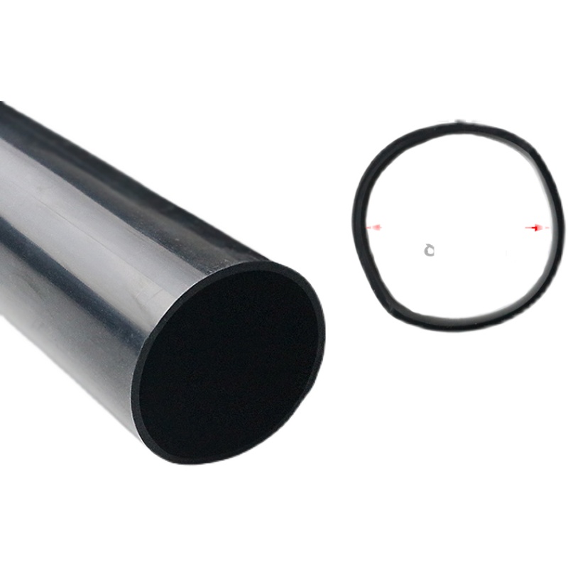 Tubo de silicona de gran calibre, conexión suave de silicona negra y roja, manguera de silicona, conector mecánico, manguera resistente a altas y bajas temperaturas, gran tubo redondo