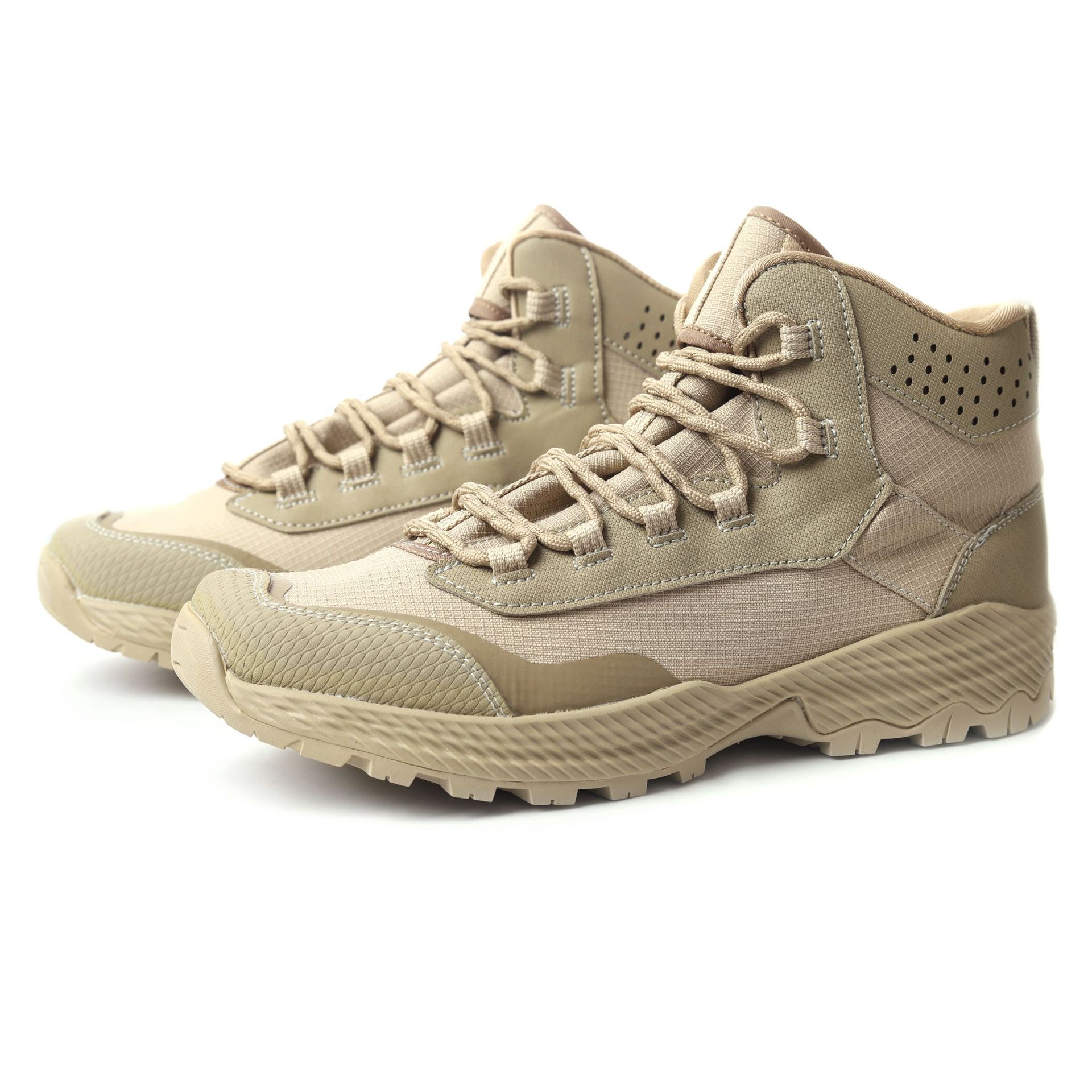 Jun Zhi Du 2026 arena primavera y otoño al aire libre ligero zapatos de montaña zapatos de senderismo botas tácticas del desierto botas Martin