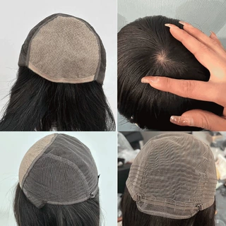 源头工厂全手织递针假发头套假发女全头长发顺发发质全真发波波头