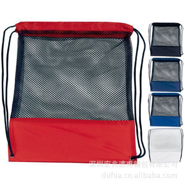 箱包厂家 供应各种颜色 束绳袋 尼龙鞋袋 抽绳背包