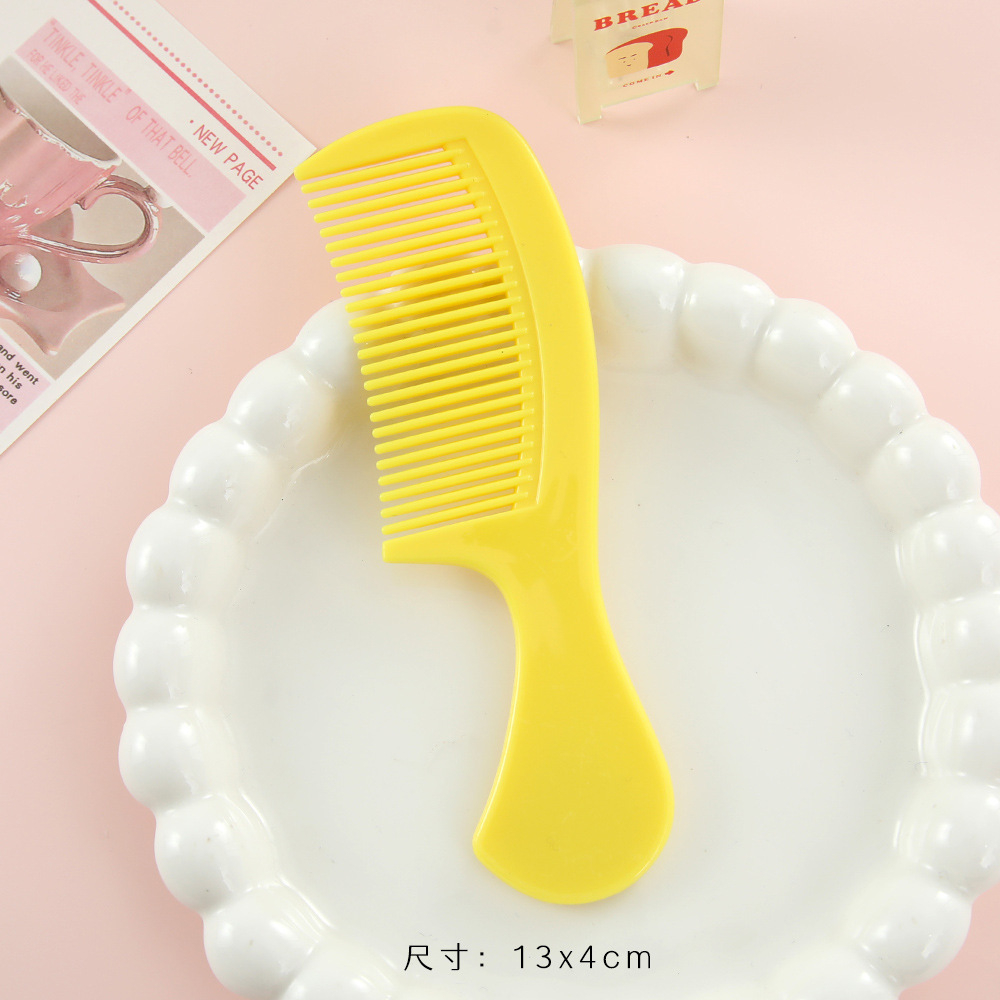 Nuevo mini peine simple portátil lindos peine de peluquería de plástico casero peinado de cabello largo para mujeres peinado recto