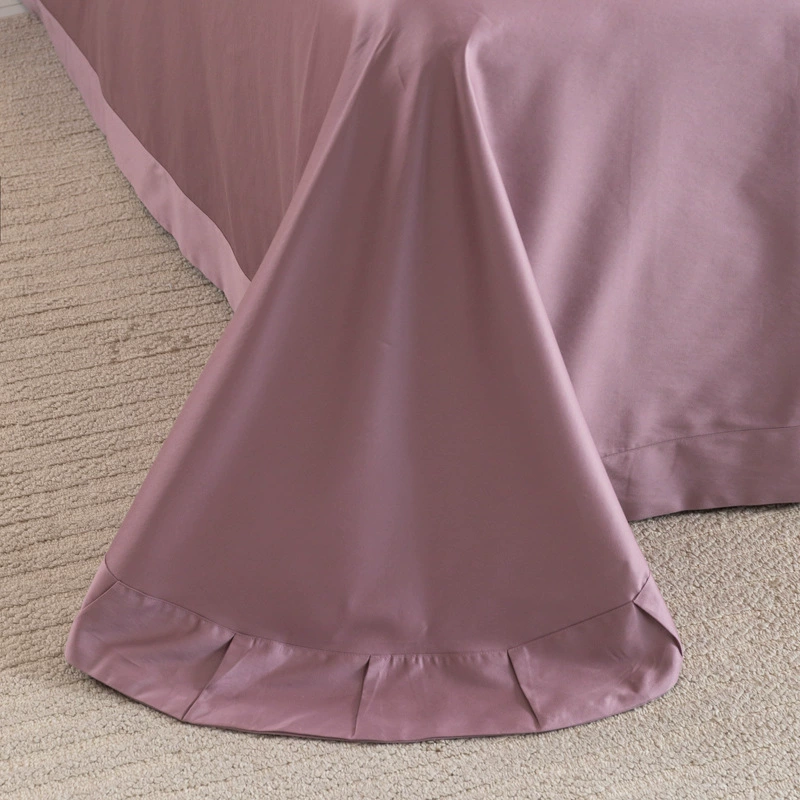 2026 Новый Hollow Flash 140S Pima Cotton четырёхпредметный набор прямые продажи однотонный простой свадебный комплект оптом