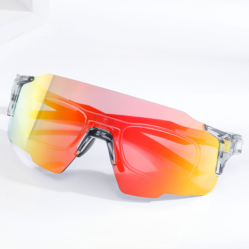 新しいアウトドアスポーツランニング登山自転車サンシェードゴーグルサイクリングメガネ近視抗UVサングラス