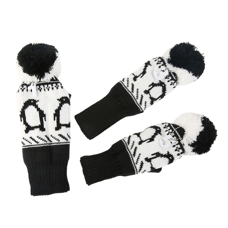 Los fabricantes suministran cubierta del club de golf cubierta de madera de punto cubierta del club de golf cubierta del patrón de punto cubierta de varilla transfronteriza venta caliente