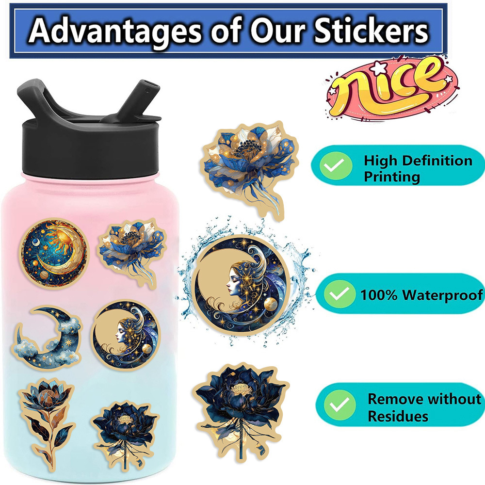 24g Weight 1 Set Cartoon Guitar Universe School PVC Cute Retro Stickers
