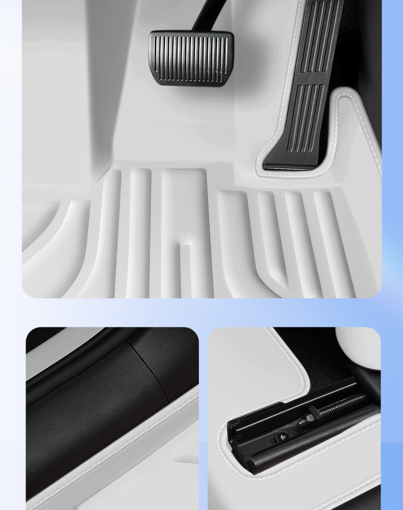 Suitable for Nissan N7 Models, Dust-Proof Car Interior Accessories, Environmentally Friendly Double-Layer Tpe Car Floor Mats