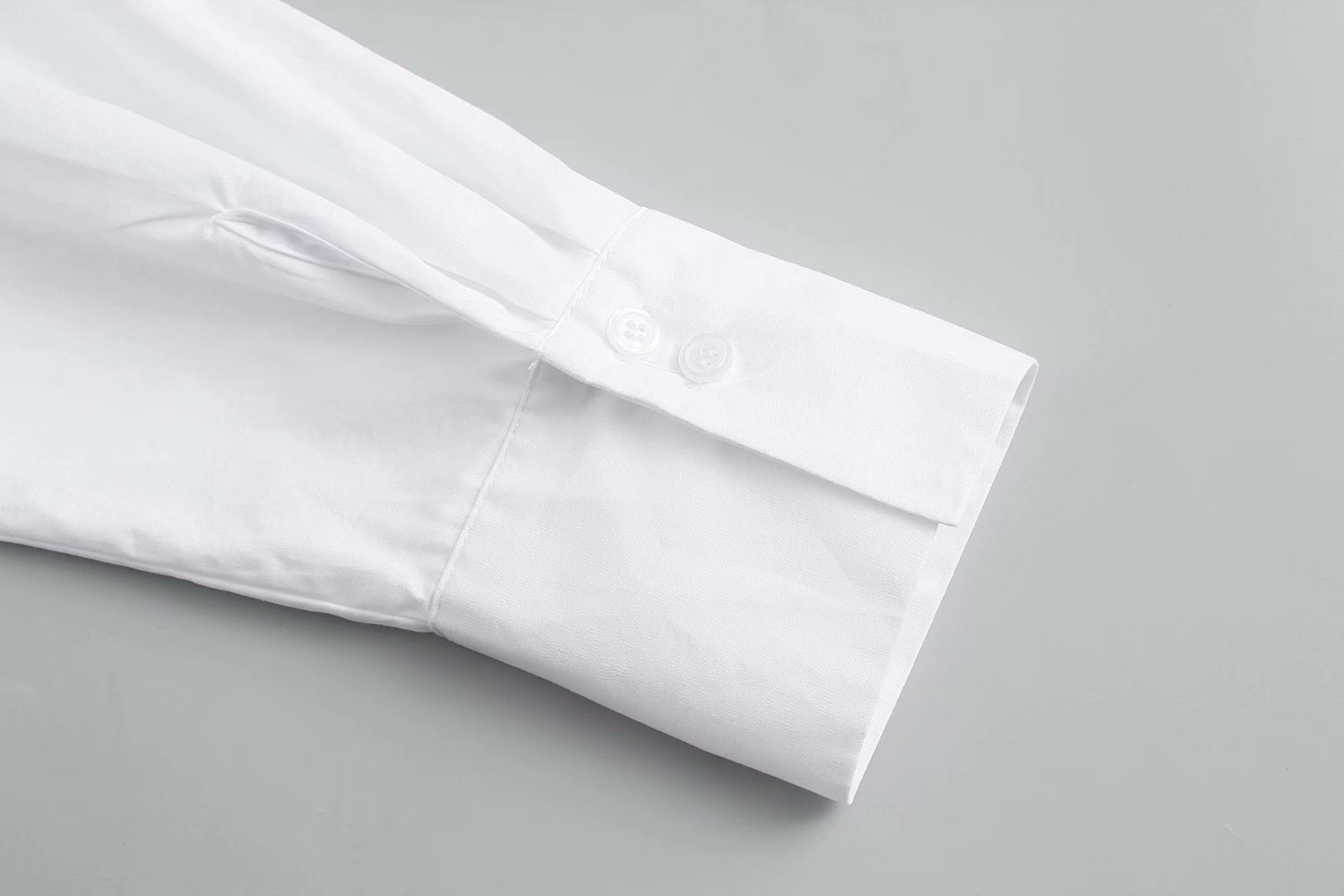 spring new poplin white shirt NSAM47577